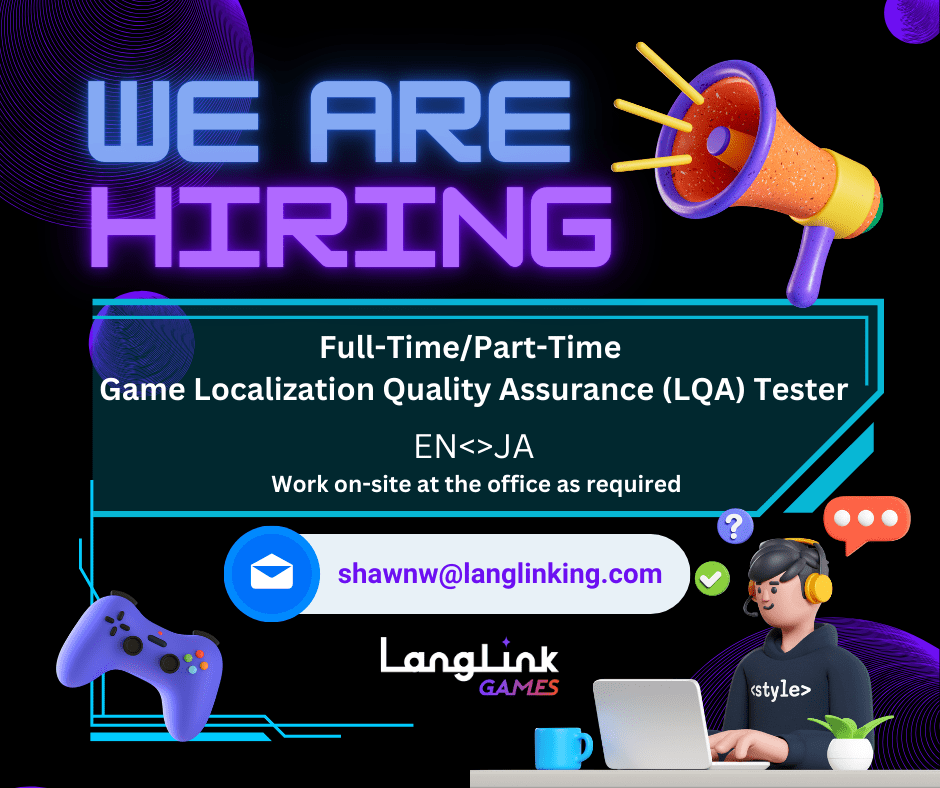 Linkedin Hiring Post ENJA LQA on site