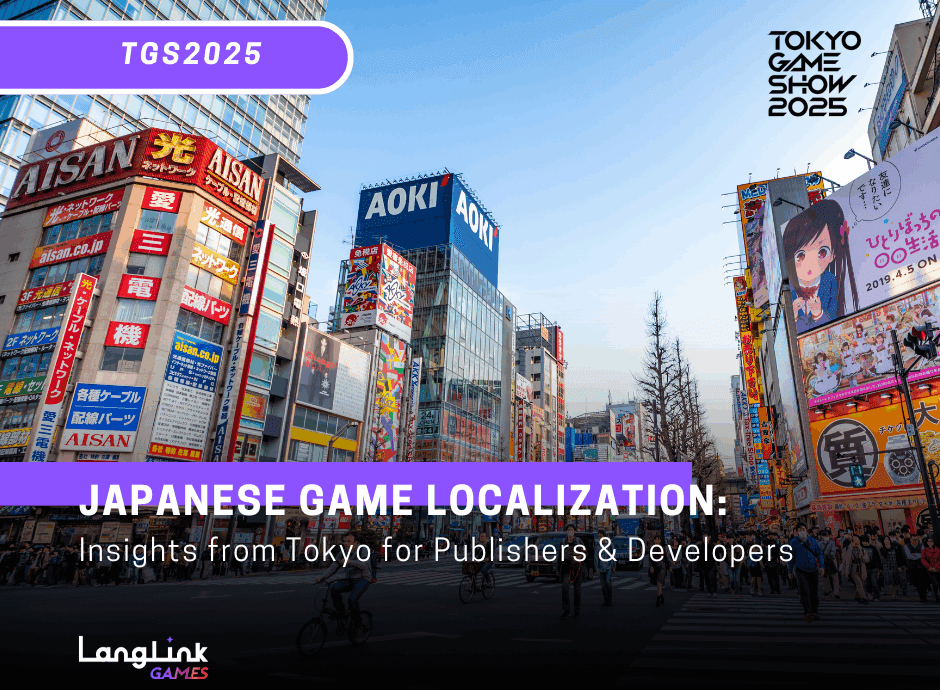 Japanese Game Localization Insights from Tokyo for Publishers & Developers